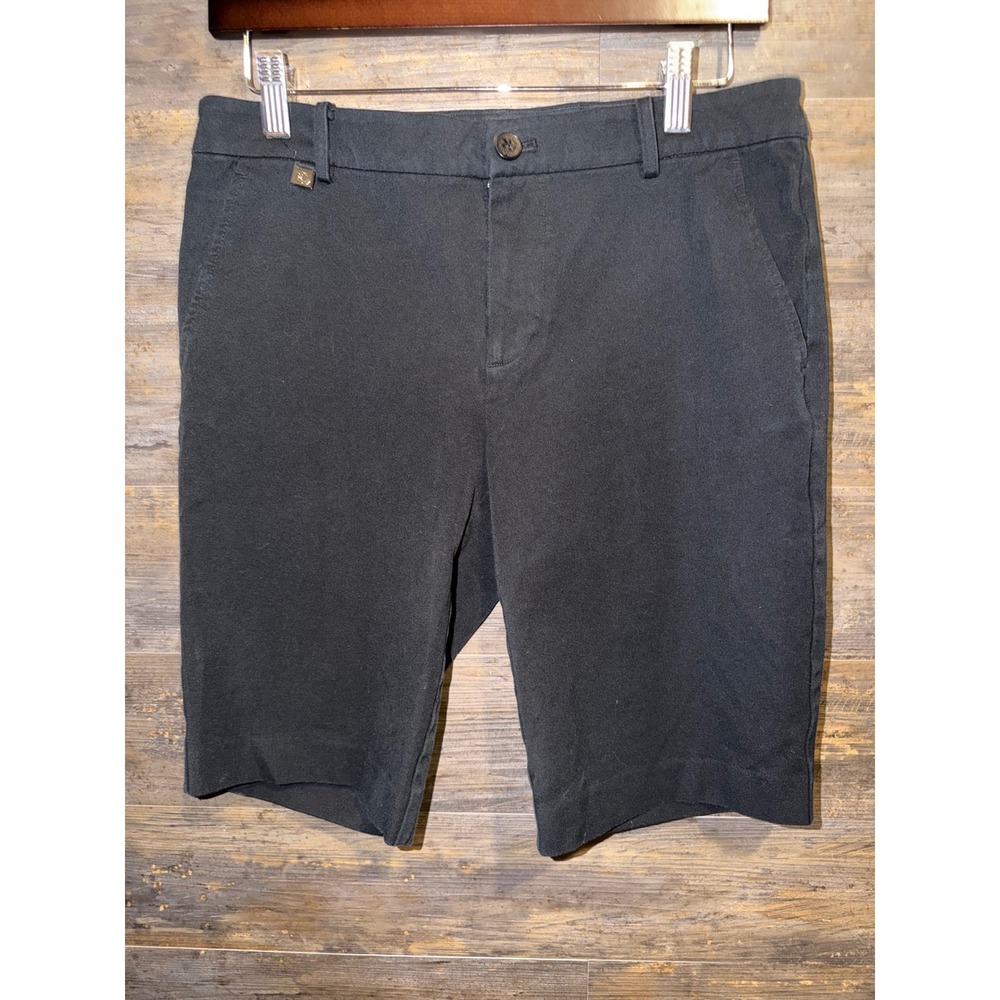 Lauren Ralph Lauren Womens Black Chino Bermuda Shorts Size 4 Stretch Cotton 1019